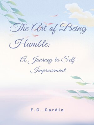cover image of The Art of Being Humble